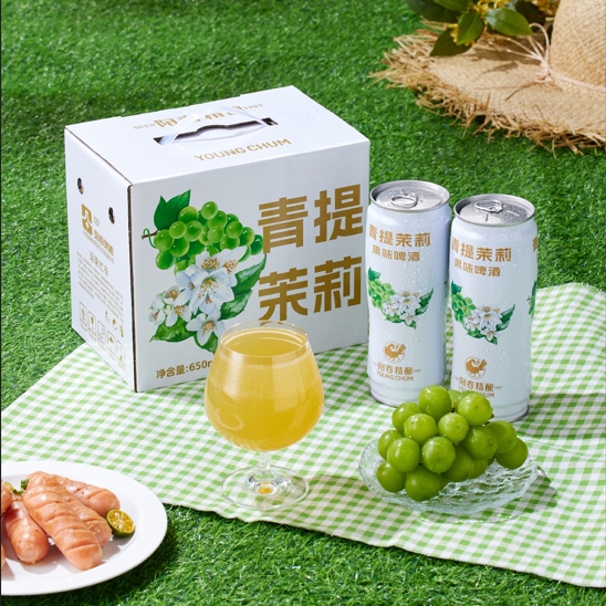 youngchum Fine Brew - Green Jasmine beer canned 650ml